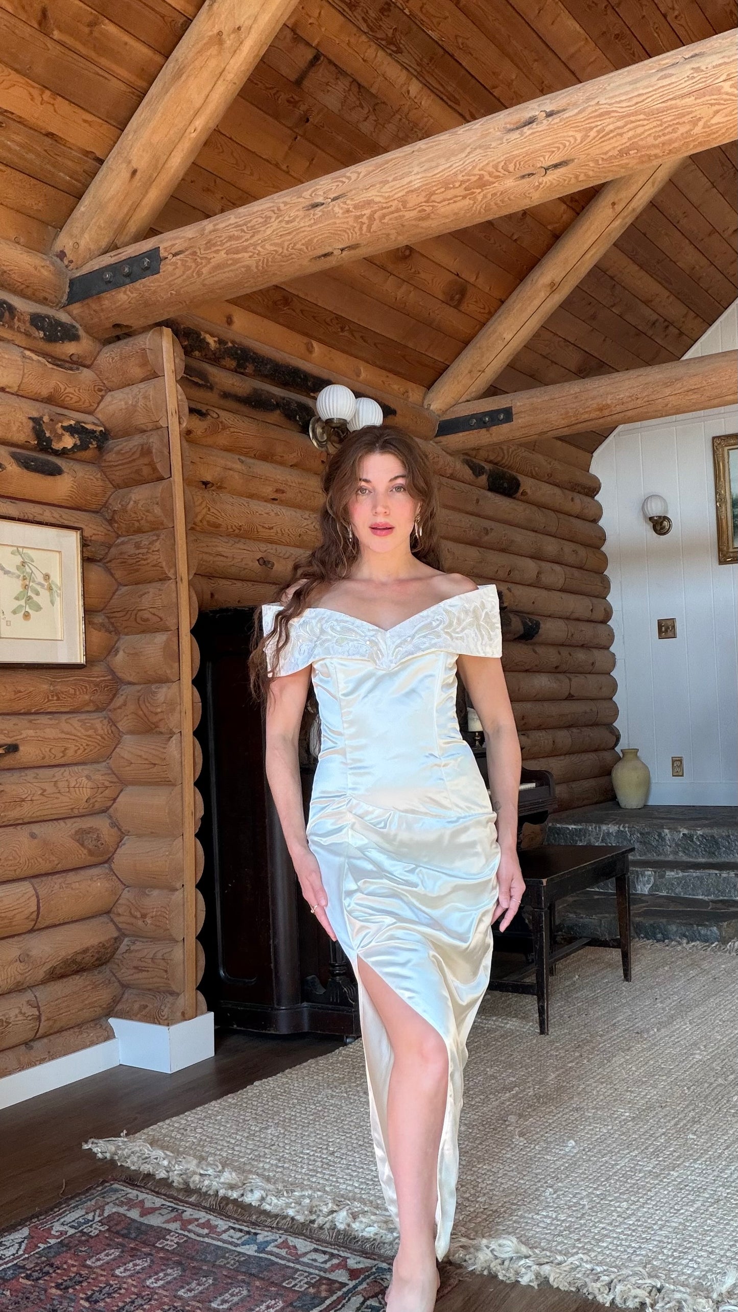 90s JM Gunne Sax Bridal Gown