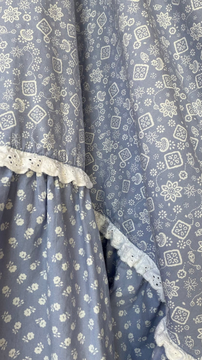 Blue Calico Countryside Skirt