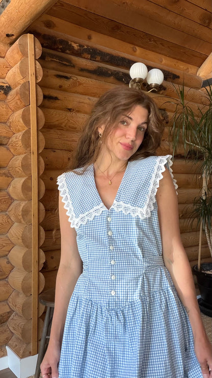 Bluebell Gingham Orchard Dress