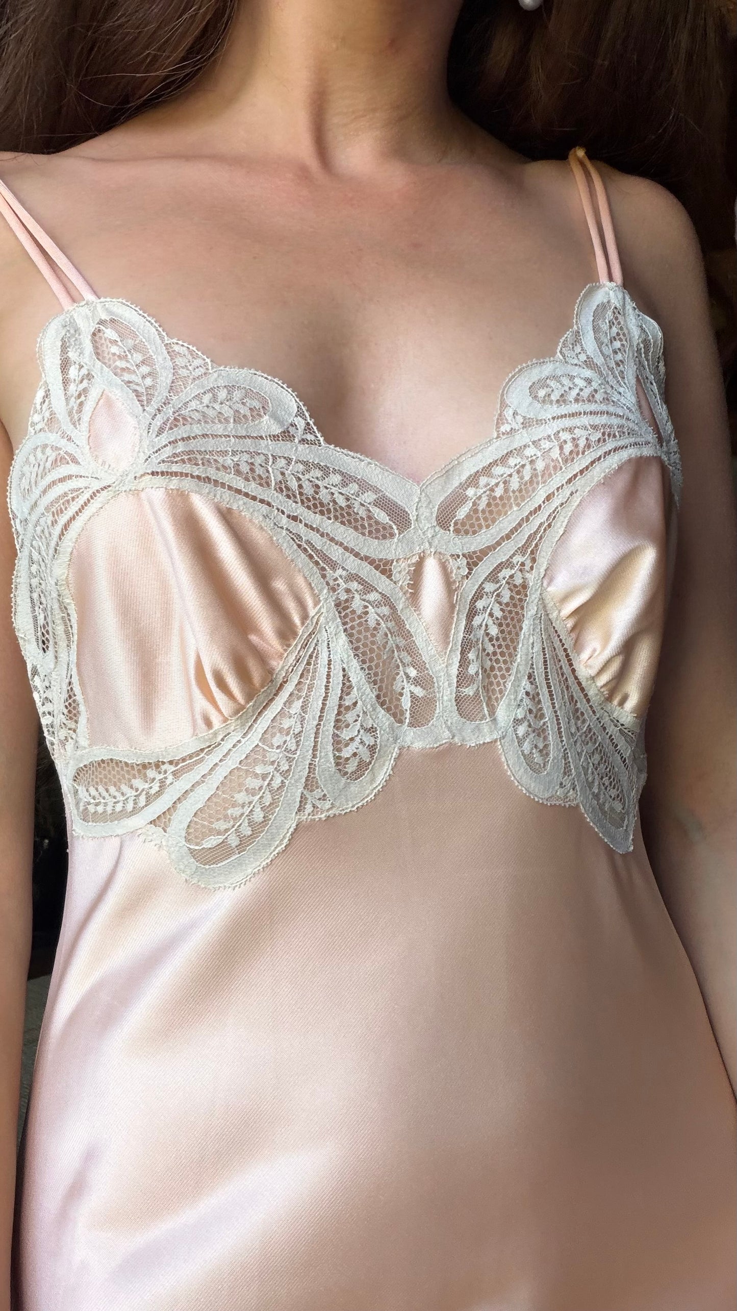 Peach Champagne Nightgown