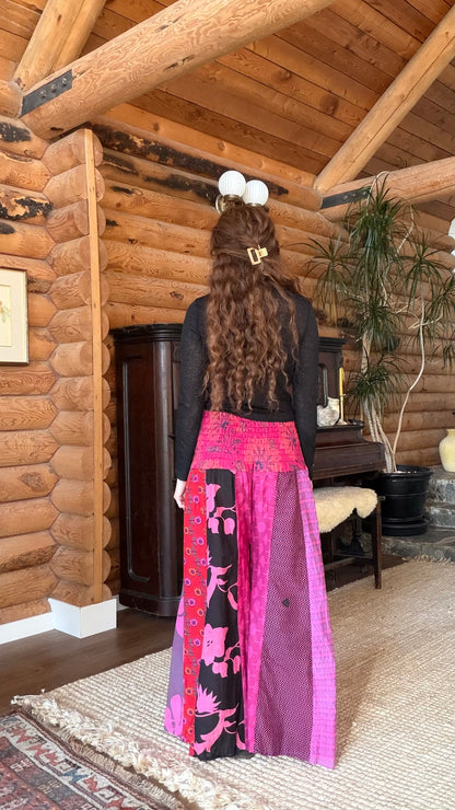 The Mosaic Patchwork Cotton Pants