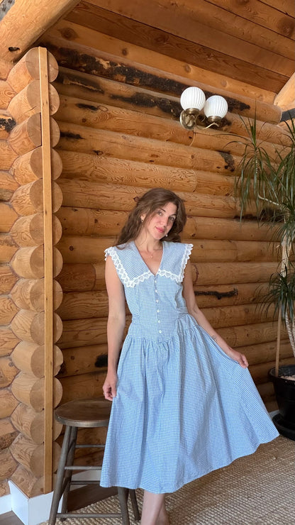 Bluebell Gingham Orchard Dress