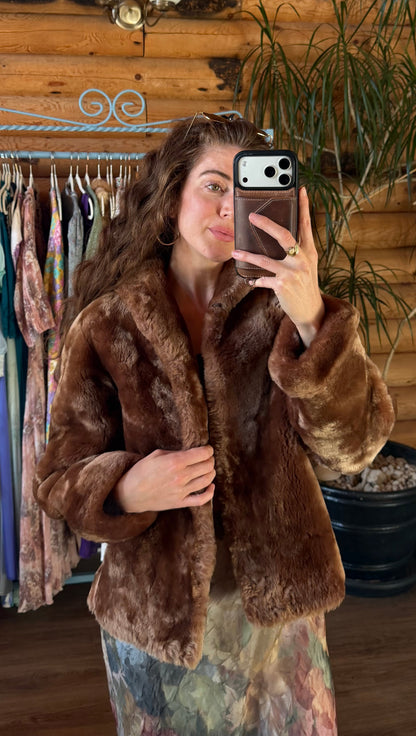 Classic Chocolate Fur Jacket