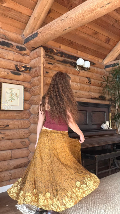 Golden Garden Skirt