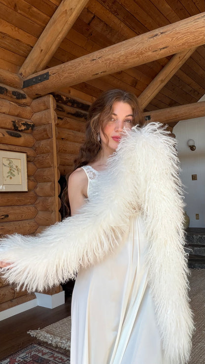Mongolian Lamb Fur Scarf