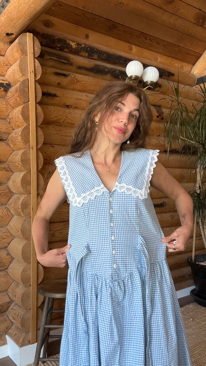 Bluebell Gingham Orchard Dress