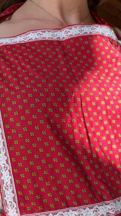 Heritage Daisy Print Apron