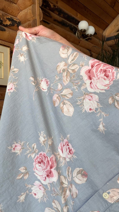 Dusty Blue Rose Skirt